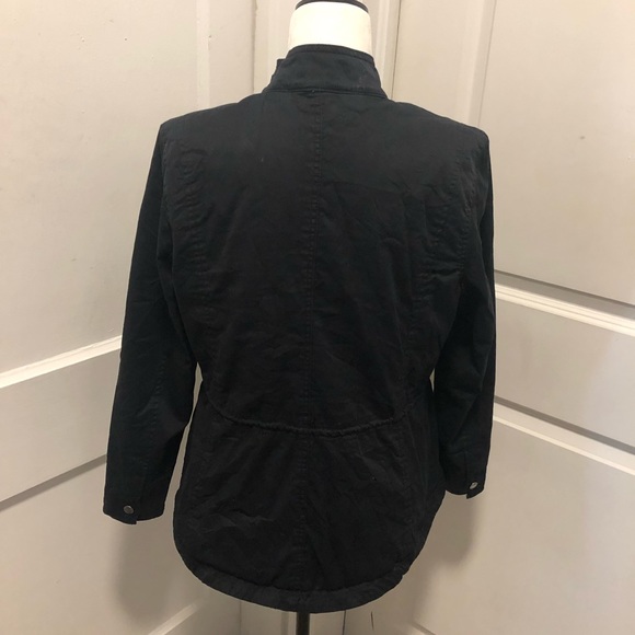 Ll Bean ladies fleece lined jacket size medium - Picture 3 of 5